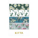 【5冊セット】キングジム/マスキングテープ KITTA キッタ フラワー9(KIT074)デコレーションにぴったりなかわいいマスキングテープ カードサイズ KI...