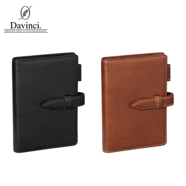 レイメイ藤井／システム手帳 本革 ダ・ヴィンチ オイルレザー ポケットサイズ （DP1410）牛革　raymay　Davinci
