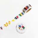 【残り僅か!】表現社/レオ・レオ二 マスキングテープ Colors to talk about(22-645)カラフルなねずみたちがかわいいマスキングテープ