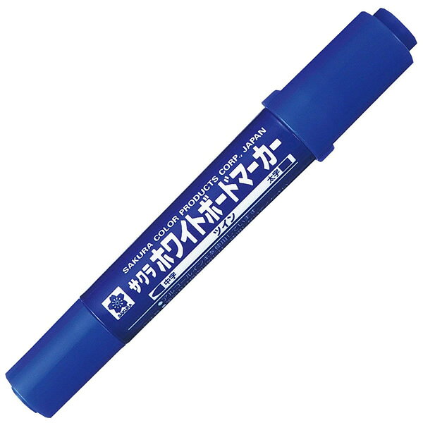 白板筆 - サクラクレパス／ホワイトボードマーカーツイン 青 アオ WBK-T#36 (WBKT#36アオ) Sakura craypas インキを補充してくりかえし使える!!