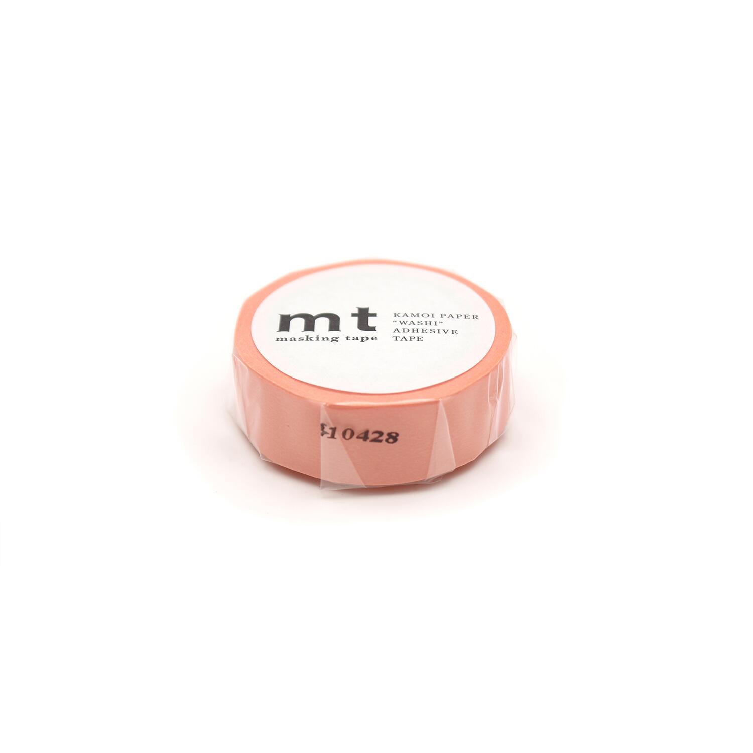 Rakuten - カモ井加工紙 ／ マスキングテープ mt 1P サーモンピンク（MT01P187R）幅15mm×長さ7m
