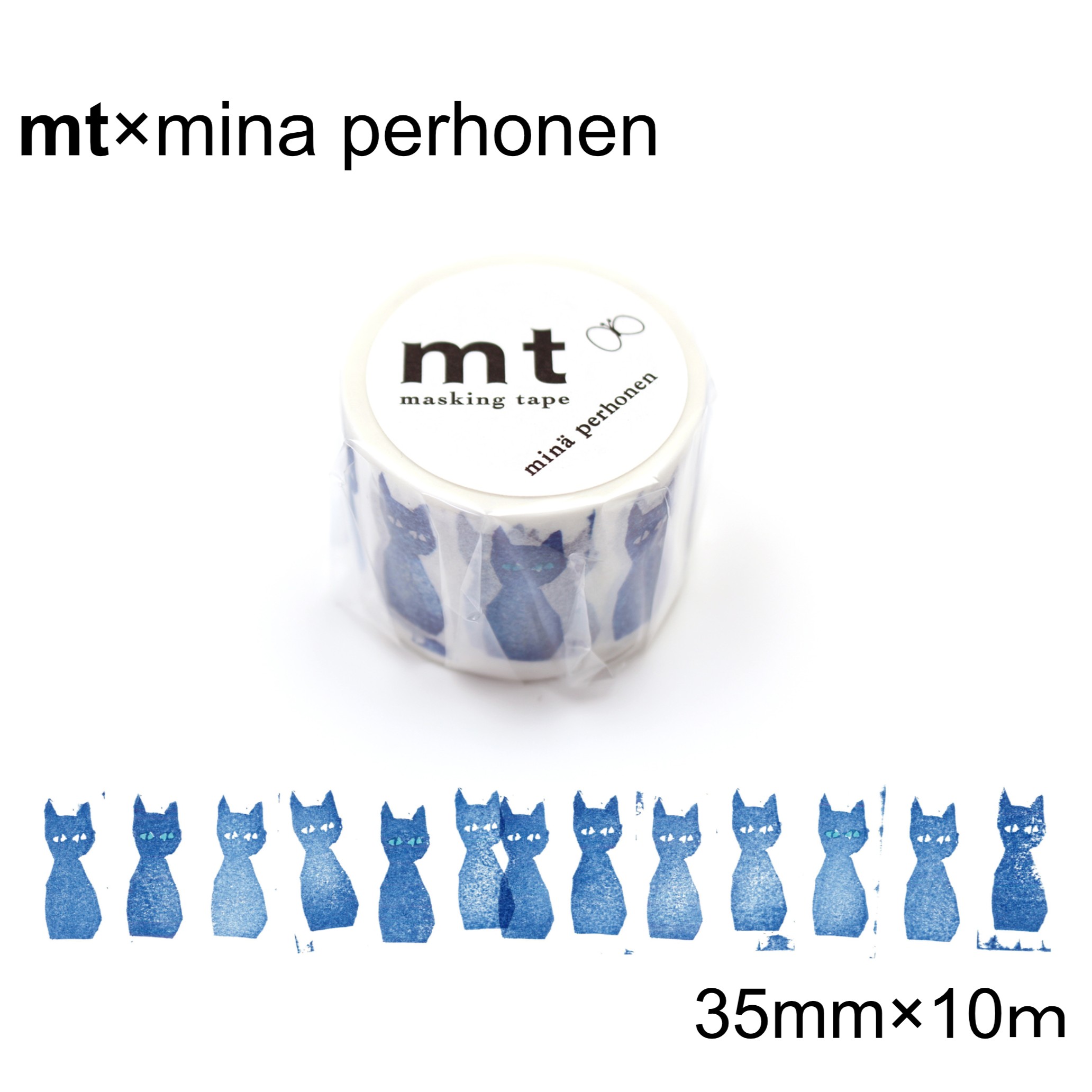 商品説明 mt×ミナペルホネン ao-neko　 ファッションブランドmina perhonenとのコラボレーション。 独自の世界観が楽しいマスキングテープです。 何かをじっと見つめる表情が愛らしい猫たち。 【イメージ画像】 ※メーカー取り寄せ商品も為ご注文後にメーカーへ発注いたします。 その為メーカー欠品の場合がございます。予めご了承ください。 その場合改めて当店よりご連絡いたします。 商品仕様 本体寸法 幅：35mm ×　長さ：10 m