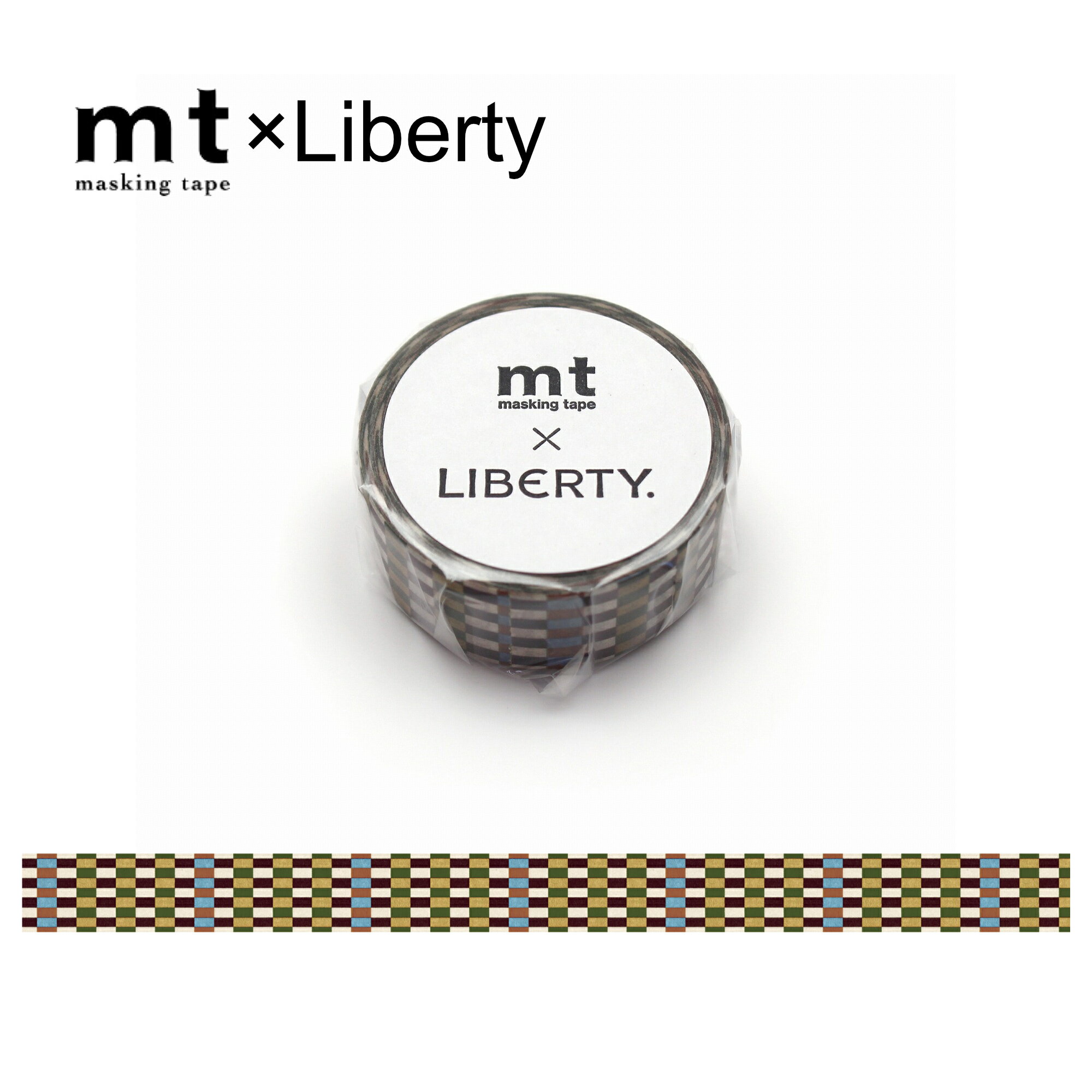 カモ井加工紙 ／ マスキングテープ　mt×Liberty Rohan Kiaan（MTLIBE01）　幅15mm ×長さ5 m