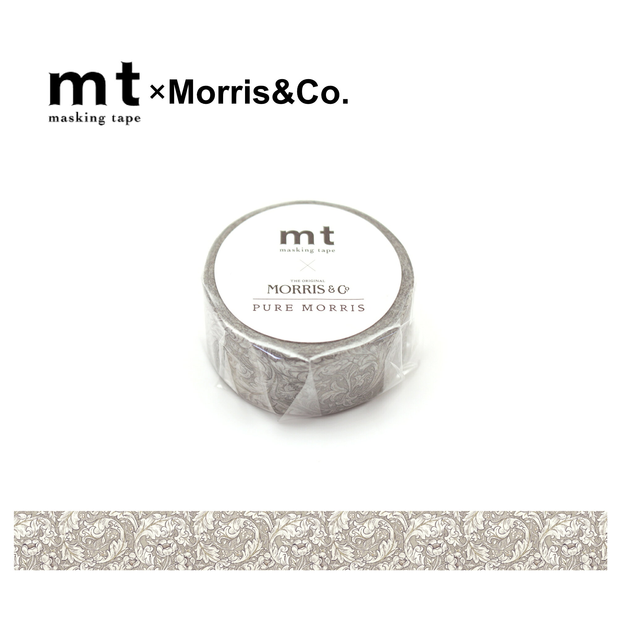 商品説明 mt×Morris&co.　 世界で活躍するアーティストたちとのコラボレーション! 英国の美しきデザインmt×ウィリアム・モリス 【イメージ画像】 ※メーカー取り寄せ商品も為ご注文後にメーカーへ発注いたします。 その為メーカー欠品の場合がございます。予めご了承ください。 その場合改めて当店よりご連絡いたします。 商品仕様 本体寸法 幅：20mm ×　長さ：7m
