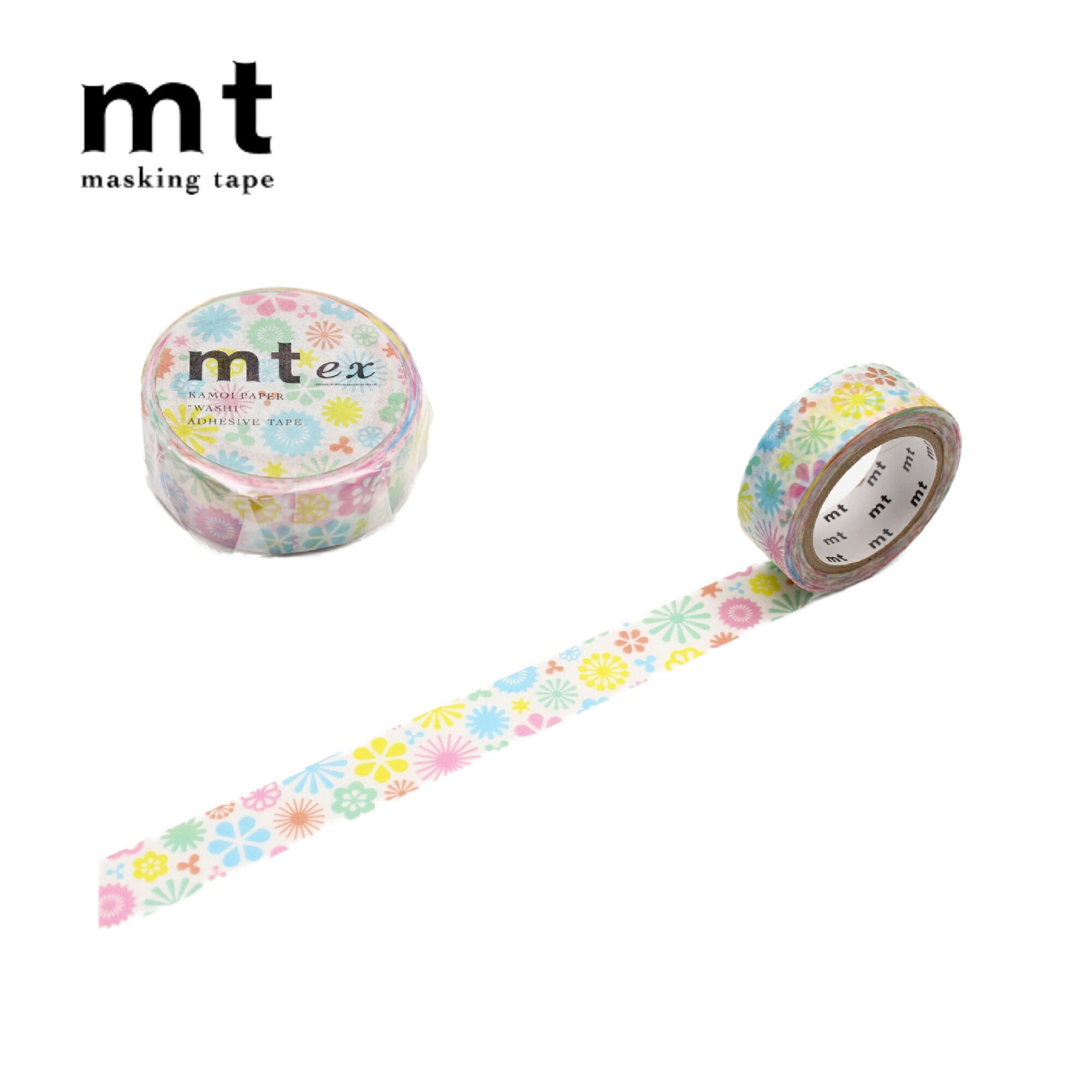 乐天商城 - カモ井加工紙 ／ マスキングテープ　mt ex　スプリングフォルム（MTEX1P180）　幅15mm ×長さ7m