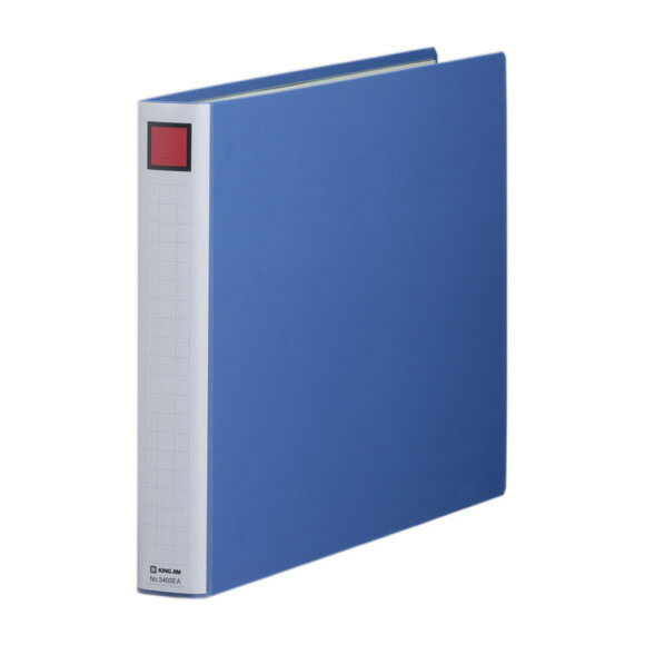 Rakuten - 【A3ヨコ型】キングジム／キングファイル　スーパードッチ＜脱・着＞イージー（3403EA）　青　とじ厚30mm　収納枚数300枚　厚型ファイル／KING JIM【ファイル用品】