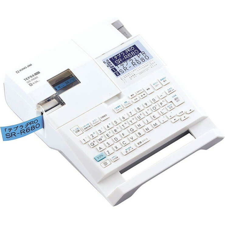 キングジム／ラベルライター「テプラ」PRO　SR-R680 オフィスのラベル作りはこれ1台！（4mm〜24mm幅対応）【在庫有】【本体】