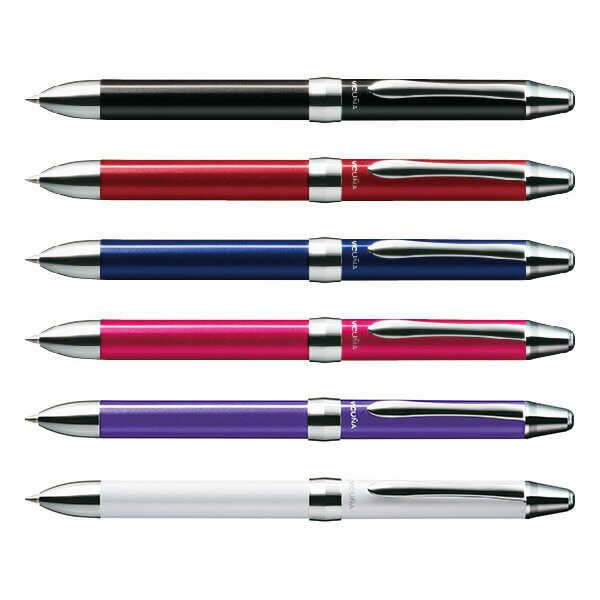 ぺんてる／ビクーニャEX 多機能ペン 0.7mmボールペン2色＋シャープペンシル0.5mm（BXW1375）なめらかな書き味と上質なデザイン！VICUNA Pentel