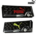 【人気商品】クツワ／PUMA（プーマ）2ドア削り付筆入れ CZ053D 2ドアケズール筆入 ブラック【筆箱】【ペンケース】【学童用品】【楽ギフ_包装】【楽ギフ_のし】