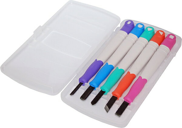 【5本組】サクラクレパス／サクラクレパス 高級彫刻刀セット EHT-5G 5本組【学童向け】【小学生】【人気商品】