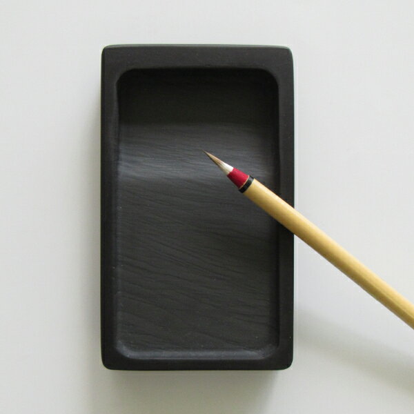 書道筆　唐筆　下筆春蚕色葉声　0.7×2.4cm　5810030