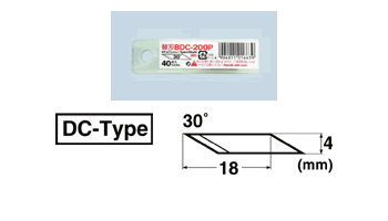 エヌティー／NTカッター用 替刃 30° BDC-200P 40枚入