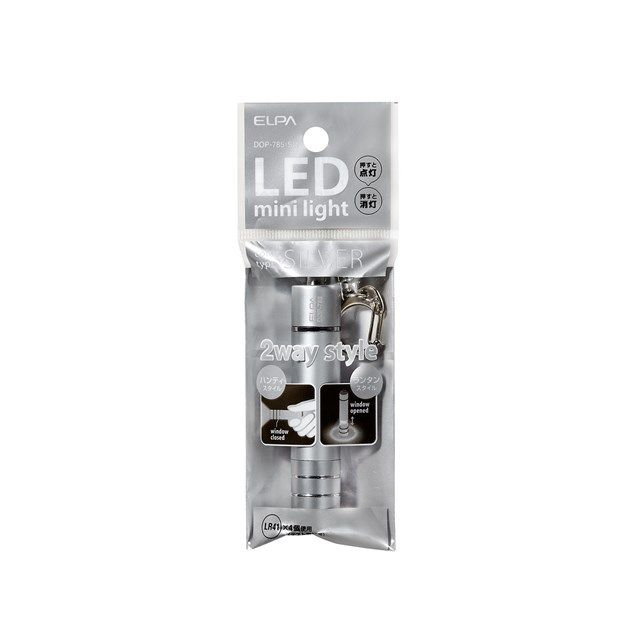 ●ハンディライトスタイルとランタンスタイルの2way仕様●スイッチを押すたびに点灯/消灯します。■使用電池：ボタン電池LR41×4個（テスト用付属）■明るさ：初期7lm（照度約500lx/50cm）→10分後1lm（照度約70lx/50cm...