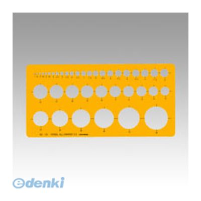 ウチダ 1-843-0101 テンプレート NO101 円定規 18430101