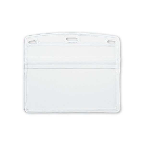 【商品説明】●名刺より一回り大きいサイズです。チャック式で水やホコリが入りにくい。●ケース：再生ポリオレフィン●中紙サイズ：W97XH69mm