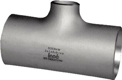 (LINEクーポン有)イノック 304TR150AX80A10S 径違いチーズ SUS304 TR 150A×80A 呼び厚さ10S 304TR150AX80A10S【キャンセル不可】