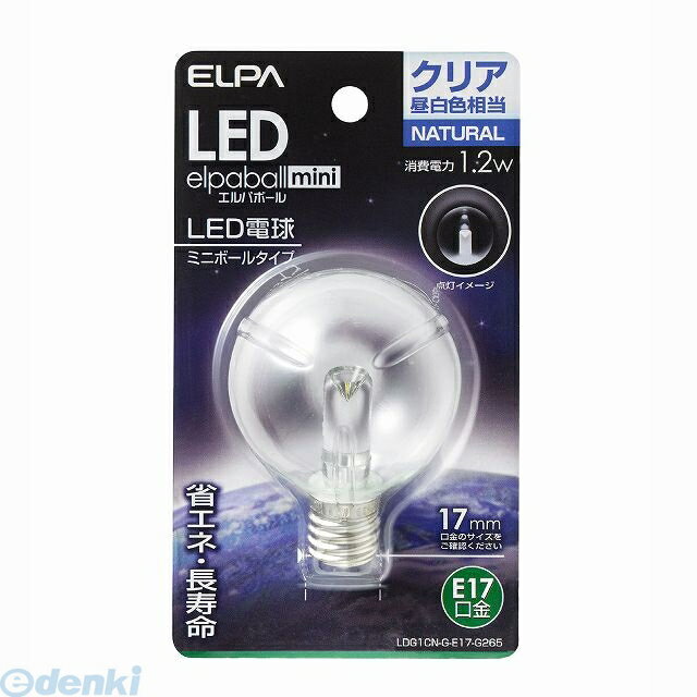 ī���Ŵ� ELPA LDG1CN-G-E17-G265 LED�ǥ󥭥奦G50����E17 LDG1CNGE17G265