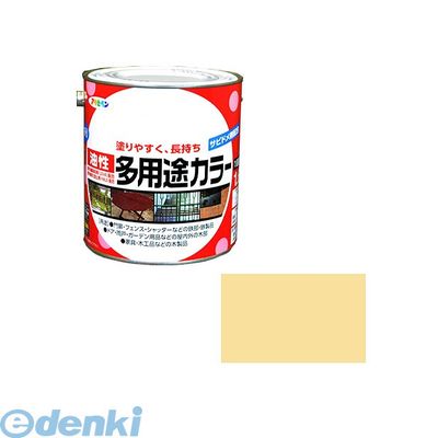 直送 代引不可・他メーカー同梱不可 アサヒペン 4970925537263 アサヒペン　油性多用途カラー　1．6L　クリーム