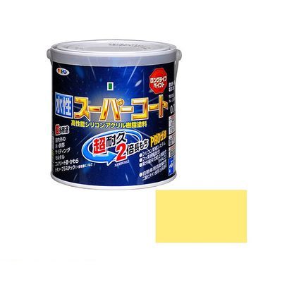 アサヒペン 4970925414267 アサヒペン 水性スーパーコート 0.7L クリーム色