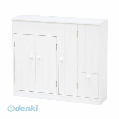 【商品説明】■清潔なホワイト色の大容量トイレラック。ペーパーロールやお掃除ブラシなどを清潔スッキリ収納。■商品サイズ（外寸）：(約)幅60×奥行16×高さ52cm【成分材質】主材:MDF