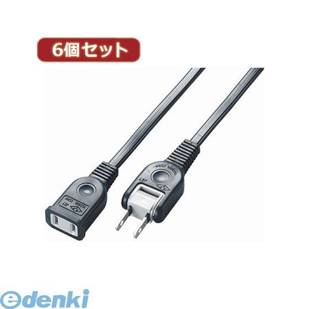 (LINEクーポン有)【個数：1個】 Y021010BKX6 直送 代引不可・同梱不可 YAZAWA 【6個セット】耐トラ付延長コード