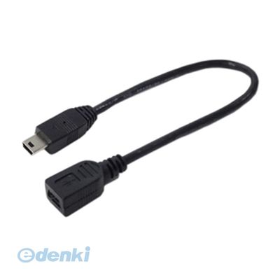  直送 代引不可・同梱不可 USBM5/CA20F 変換名人 USBmini延長ケーブル20 パソコン周辺機器 配線