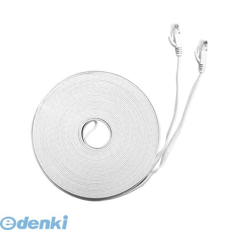 Lan （~5 m） - 【個数：1個】 AS-CAPC041 直送 代引不可・同梱不可 LANケーブル フラット CAT6 20m 白ASCAPC041 パソコン パソコン周辺機器 アッシー 配線