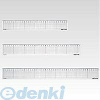 クラウン CR-HR30R 方眼直定規 再生ペット製【1本】 CRHR30R