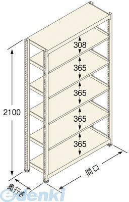 扶桑金属工業 GSN-K2115A6D 直送 代引不可・他メーカー同梱不可 グッシェルフNT Kタイプ150KG GSNK2115..