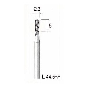 ミニター MINITOR BC1376 超硬カッター ファインクロスカット Φ2．3 軸径2．34mm BC-1376