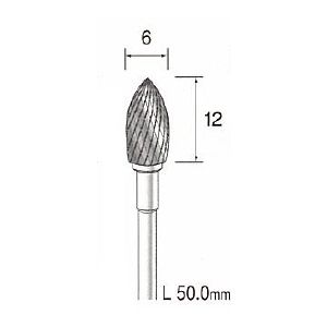 (LINEクーポン有)ミニター MINITOR BC1582 超硬カッター クロスカット φ6 BC-1582