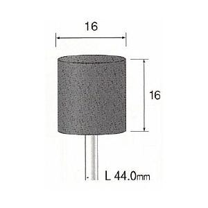 樂天商城 - ミニター MINITOR CA3149 グレー砥石 A／WA ＃60 φ16【10本入】 メーカー CA-3149