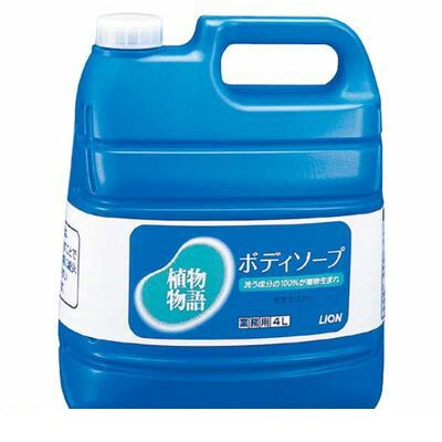 (LINEクーポン有)117600 ライオン 植物物語ボディーソープ 4L 4903301272212