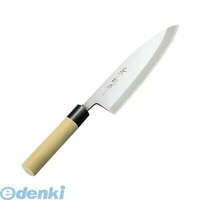●外寸1：295●重量：270g●板厚厚み：背:8.0●材質1：安来鋼3号●刃渡り：15cm●業務用では一般的なラインで、刃研ぎも簡単にでき、取扱いがやさしい庖丁です。●片刃●1辺(mm)：60●2辺(mm)：300●3辺(mm)：30●重量(g)：320●製品重量(g)：270