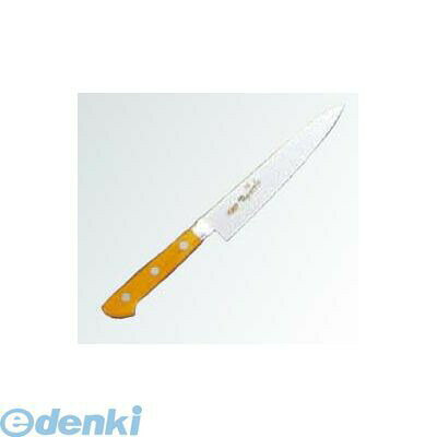 ●外寸1：233●重量：93g●板厚厚み：背:1.7●材質1：モリブデン鋼含有特殊ハガネ●抗菌：○●刃渡り：12cm●ツバ付プロ仕様●手研ぎ本刃付すばらしい切れ味●抗菌7色カラーハンドル衛生管理対応(HACCP対応)●モリブデン鋼を含有した特殊ハガネを使用している為「さび」に強い。手研ぎ本刃付仕様ですので、お求めいただいた時からすばらしい切れ味でプロの皆様を満足させる逸品です。●ブレード：さびに強く耐久性に優れたモリブデン鋼含有特殊ハガネを採用。ツバ付・手研ぎ本刃付けは、プロフェッショナルへのこだわり。●7色のカラーハンドル。抗菌剤配合の特殊樹脂。抗菌・食中毒に関する細菌に効力を発揮します。耐熱120℃・食器洗浄器・温風殺菌・スチーム殺菌・煮沸消毒OK。耐薬品性・中性洗剤・漂白剤・アルコール消毒OK。耐久性・耐磨耗性に優れ、痩せ太りのない素材ですから安心して長く使えます。●両刃●1辺(mm)：50●2辺(mm)：270●3辺(mm)：20●重量(g)：140●製品重量(g)：93
