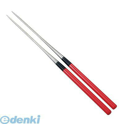 3714500 塗り柄盛箸 15cm 朱 4560161834464