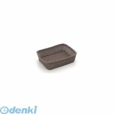 Rakuten - 4115300 樹脂バスケット 角長深40号 91−003C こげ茶 4992135135930