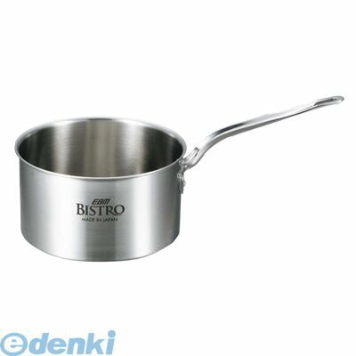 4145100 EBM ビストロ 三層クラッド 深型片手鍋 18cm 蓋無 4548170074866