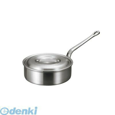 (LINEクーポン有)4978501 アルミ バリックス 浅型 片手鍋（磨き仕上げ）18cm 4548170206656