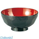【スーパーSALEサーチ】8128000 亀甲 汁椀 黒内朱 4寸 ABS樹脂 6−175−1 4523031006088
