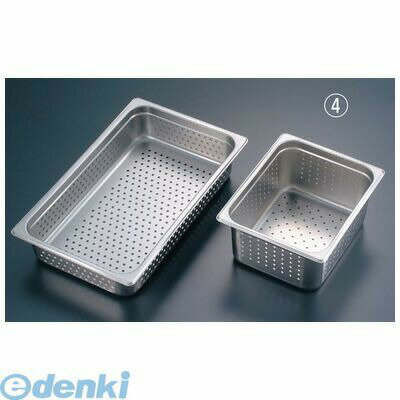 8845900 EBM 18-8 穴明ホテルパン 1／2 40mm H2121PF 4548170088443