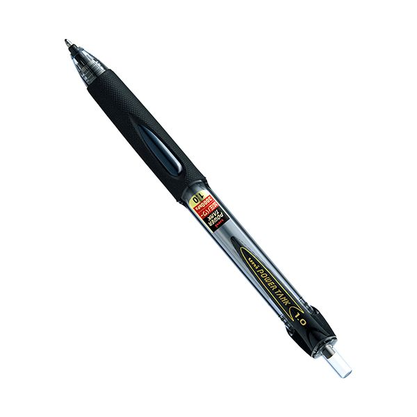 【用途】濡れた紙、現場での上向き筆記。【機能・特徴】加圧リフィルがボールペンの弱点を解消します。重力に反した壁や天井に向かって上向き筆記しても、インクが逆流しません。濡れた紙にも書けます。氷点下の現場でも書けます。【仕様】●インク色：黒。●ボール径：1.0mm。●ラバーグリップ付。●ノック式。●加圧ボールペン。●替芯：SNP-10。●軸・グリップ：再生PC樹脂。大工道具 墨つけ基準出し 建築用ボールペン
