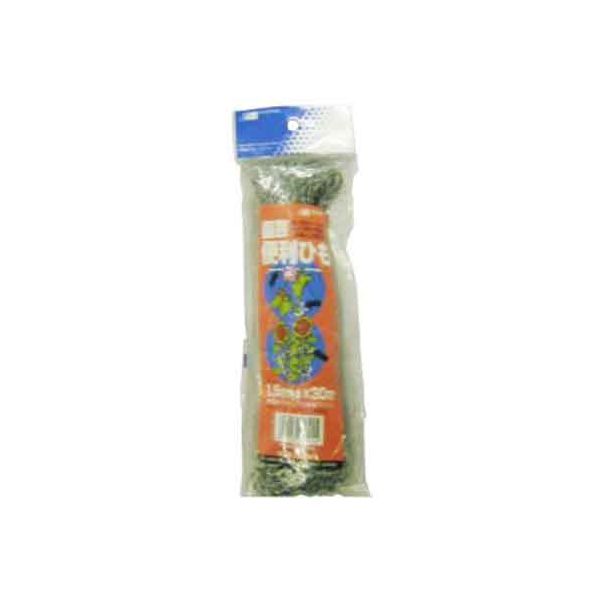 【用途】園芸用ひも。【機能・特徴】園芸のあらゆる用途に便利です。【仕様】●サイズ：1.5mm径×30m。●色：グレー。●ポリエチレン。●ビニロン。園芸用品 園芸農業資材 ロープ