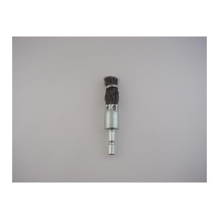【個数：1個】サンフレックス NO.4201H 六角軸筆型ワイヤーブラシ 鋼線 Φ15