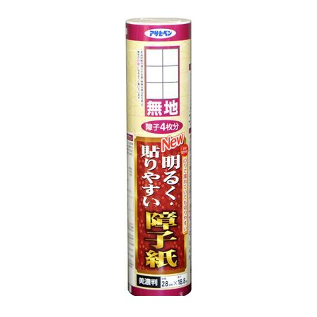 翌日出荷 直送 代引不可・他メーカー同梱不可 アサヒペン AP9017986 AP 貼りやすい障子紙 28X18．8 9121無地【キャンセル不可】