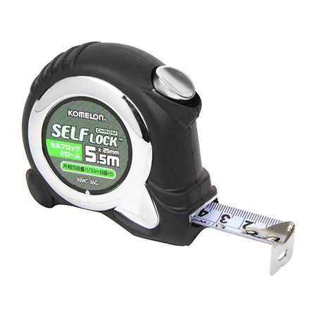 コメロン KOMELON KMC36C2555S セルフロッククロム 5.5m 25mm巾 尺相当