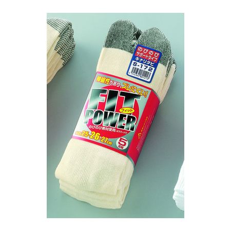 Sports, Outdoors - 直送 代引不可・他メーカー同梱不可 おたふく手袋 S-172 フィットパワーキナリ タビ型 5足 S172 キナリタビ 靴下 OTAFUKU キナリタビ型 GLOVE【キャンセル不可】