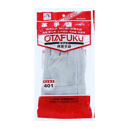 翌日出荷 直送 代引不可・他メーカー同梱不可 おたふく手袋 4970687000050 ＃401 革手袋【内縫い】 引..