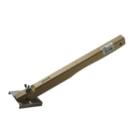 【商品説明】●柄付ブラシの替え柄。（3行用）●左官　モルタル　コンクリ　セメント　珪藻土　漆喰　しっくい