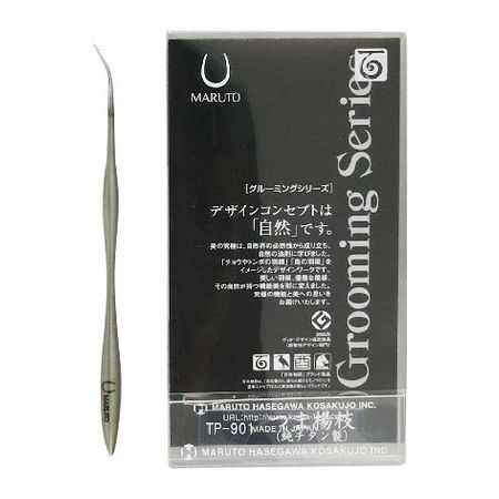 (LINEクーポン有)マルト長谷川 4962537551102 チタン爪楊枝 95mm TP-901 つま楊枝 ケイバ 純チタンを使った自分専用のつま楊枝 百年物語純チタン 人に優しい素材 チタンつま楊枝